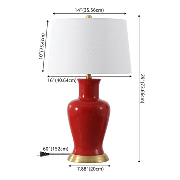Julian 29" Ceramic LED Table Lamp